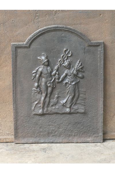 Plaque de Cheminée 'Mercure et Cérès'